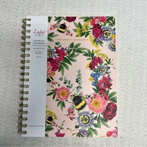 lola design / floral notebook organizer